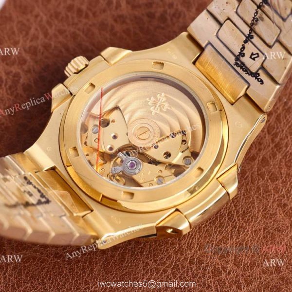 Swiss Quality Copy Patek Philippe Nautilus x Supreme Citizen Watch Yellow Gold 2
