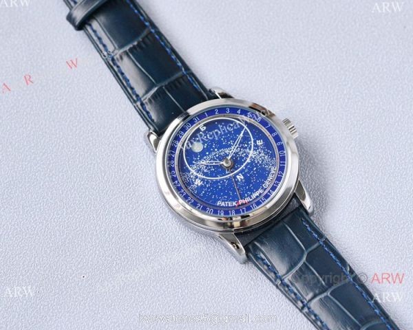 Copy Patek Philippe Grand Complications Celestial Blue Dial 8215 watch 2