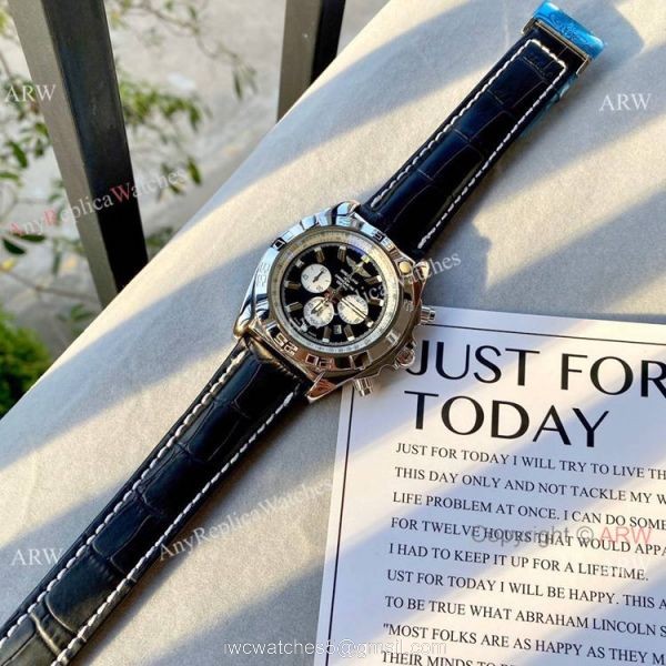 Clone Breitling Chronomat B01 Watch BlackYellow Rubber Strap 3