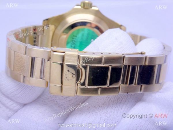 Rolex All Gold White Face Yacht-master watch 3