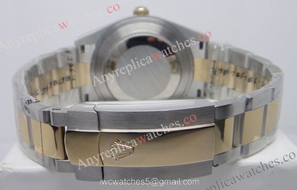 NEW UPGRADED Rolex Datejust II 2-Tone Gray Face Green Roman DJII 41mm Watch 3