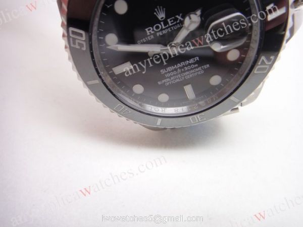 Upgraded Version Extra Large 41mm Rolex Submariner Watches SS Black Ceramic Bezel 3