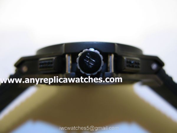 Solid Black Hublot Luna Rossa Replica Watch Chronograph Watch 3