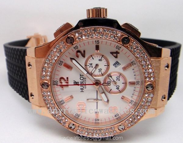 HUBLOT GENEVE BIG BANG GOLD CASE DIAMONDS 3