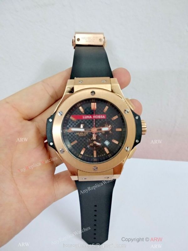 Japan Grade Hublot Luna Rossa Replica Watch Big Bang Rose Gold 3