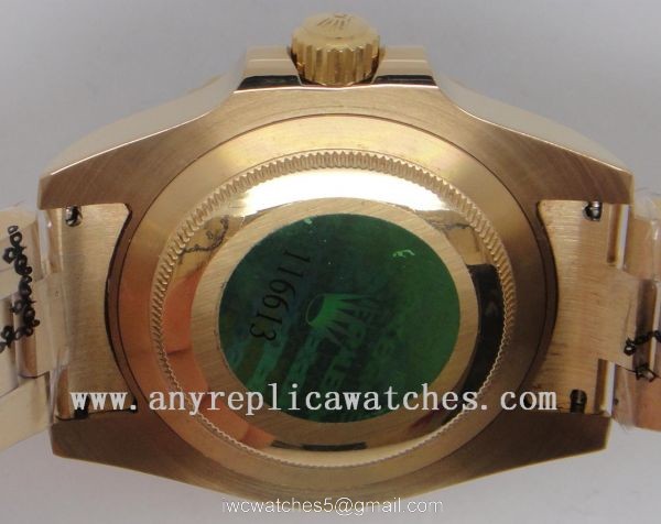 Yellow Gold Rolex GMT Master 2 Gold Blue Ceramic Bezel Buy Replica Rolex Watch 3