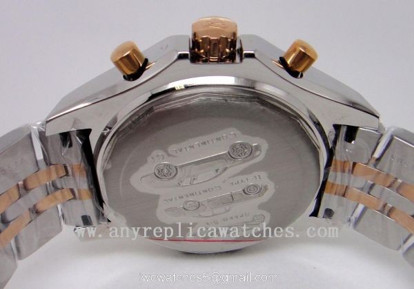 Breitling For Bentley Motors White Face 2-Tone Watch Replica 3