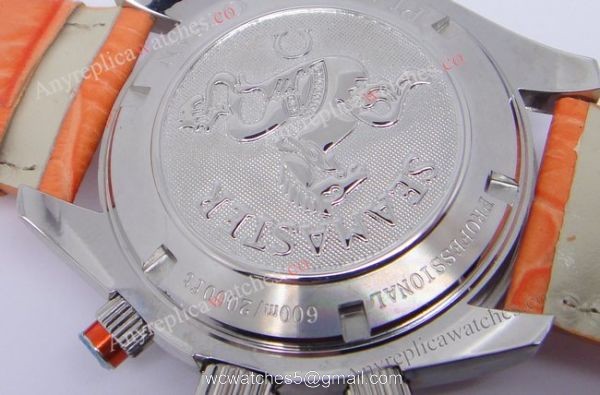 Omega Seamaster Co-Axial Omega Planet Ocean Replica Orange Chronograph Watch 3