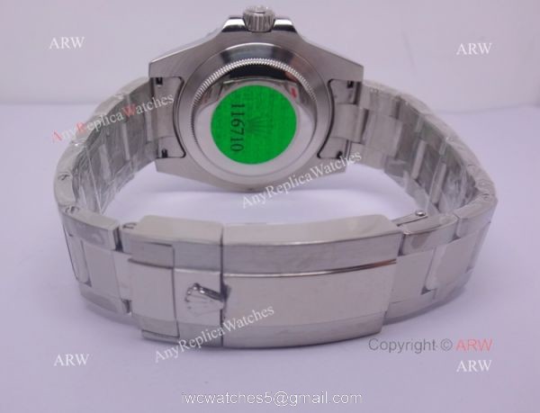 Replica ROLEX GMT-MASTER II Watch SS Case Black Ceramic Bezel 3