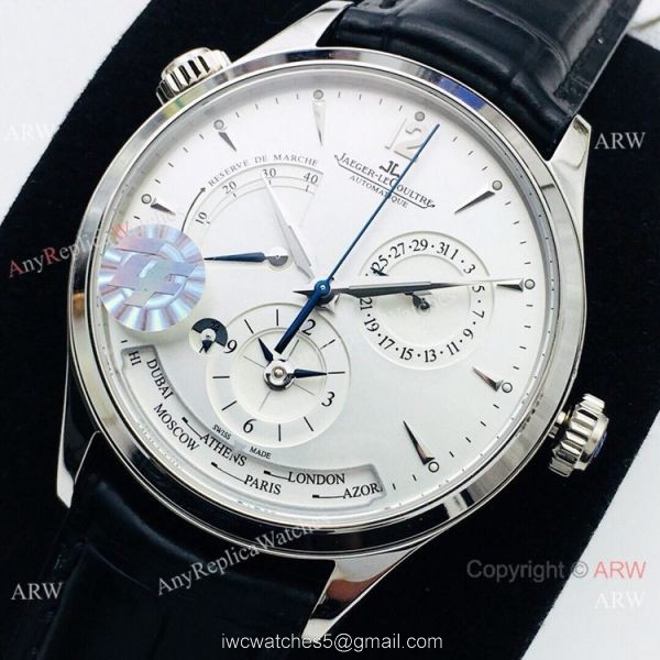 ZF Factory Jaeger-leCoultre Master Geographic Swiss 1-1 Replica Watch Q1428421 3