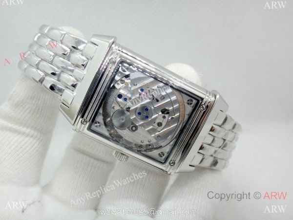 New Copy Jaeger-LeCoultre Reverso Duoface Automatic watch SS Black Dial 3