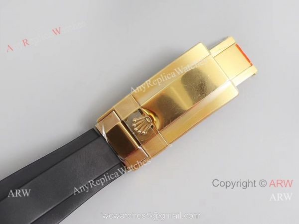 Noob Factory V3 Rolex Daytona Men Watch Gold Case Oysterflex Strap 3