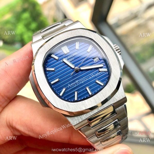 Stainless Steel Brown Dial Patek Philippe Nautilus Copy Watches 40mm 3