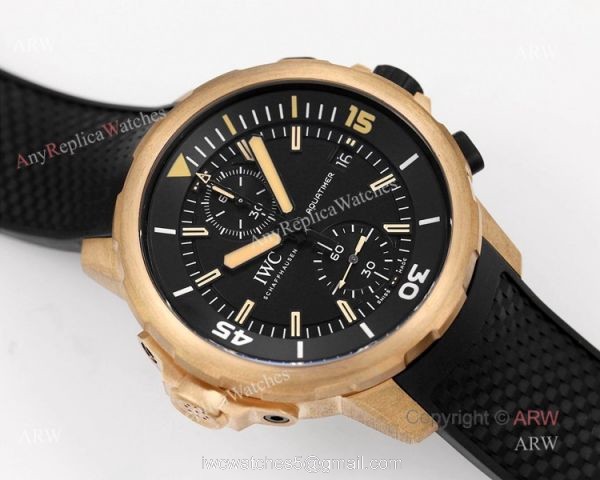 Replica IWC Aquatimer Chronograph 44mm Edition Expedition Charles Darwin Bronze Watch 3