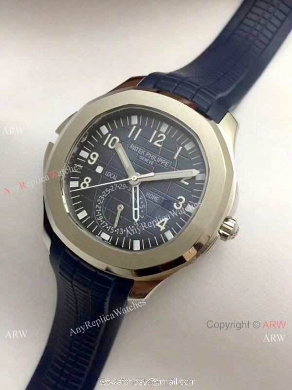 High Quality Patek Philippe Replica Watches Aquanaut Travel Time Watch Black Face 3