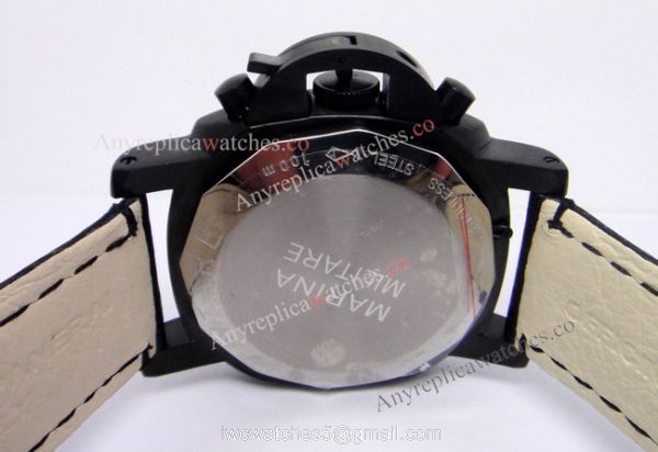 Replica Panerai Regatta Flyback Watch Black Case 44mm 3