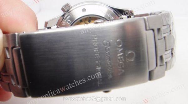 Omega Seamaster GMT Black Dial Replica Omega Watches 3