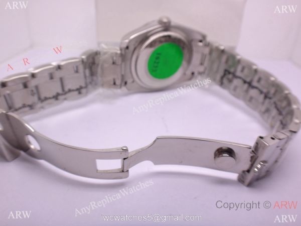 Rolex White Gold Masterpiece White MOP Face Lady Size 3