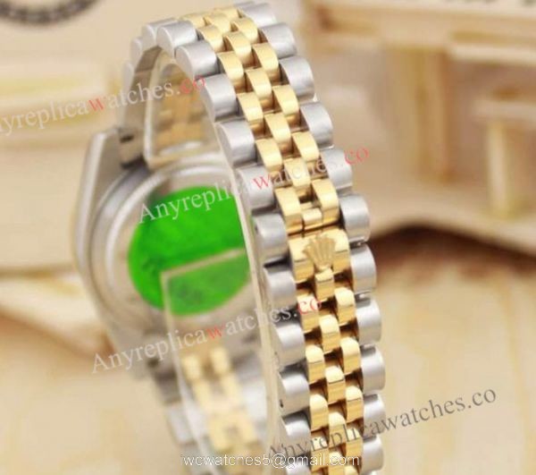 Rolex 16233 Fake Datejust Watch: 2-Tone Jubilee Gold Micor Face Mens Watch 3