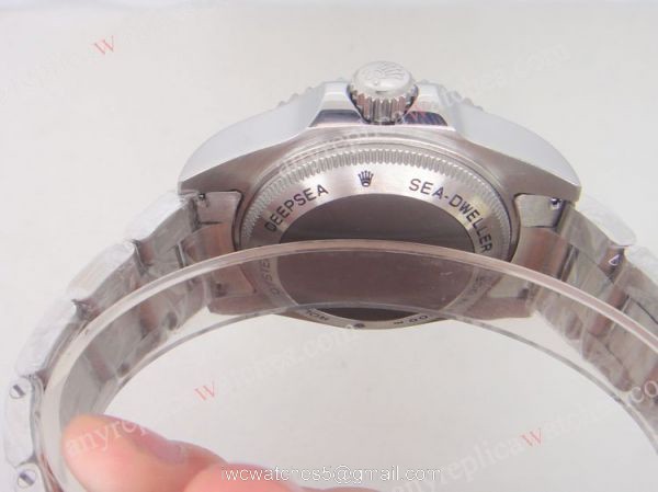 AAA Grade Rolex Deepsea 44mm Replica Watch Green Face Green Bezel 3