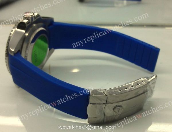 NEW Rolex GMT-Master II Blue Rubber band Mens Watch 3