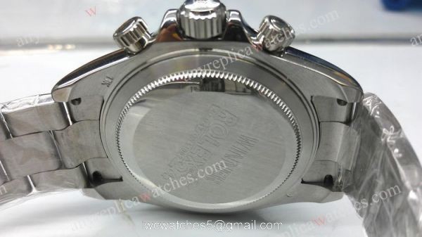Best Replica Rolex Daytona Rainbow Stainless steel Chronograph Watch 3
