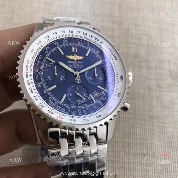 Breitling 1884 Chronometre Navitimer 01 Blue Face Watch 46mm or 42mm 3