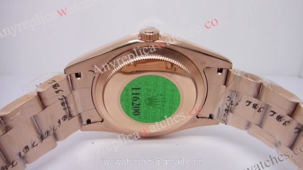 Rolex Sky Dweller Rose Gold Replica Watch 40mm with Working Time Zone 3