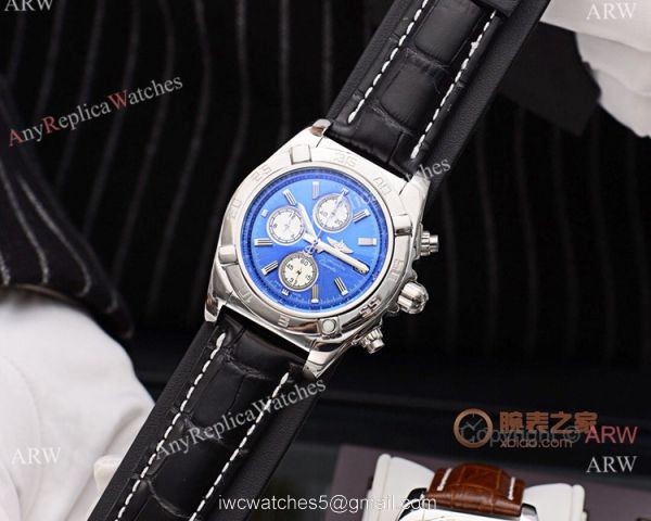 Fake Breitling Chronomat Chronograph Watches White Face 3