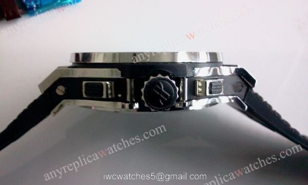 Replica Hublot Big Bang Watch SS Black Chronograph Japan Movement 3