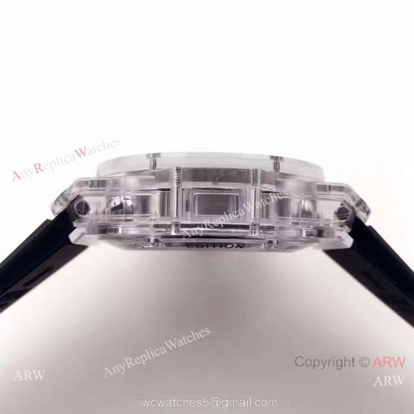 Baselworld Big Bang Hublot Unico Sapphire Replica Black Rubber Watch Hublot Clear Watch 3