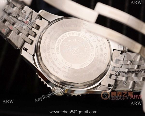 Best Replica Breitling Navitimer 1 Stainless Steel White Dial Watch 3