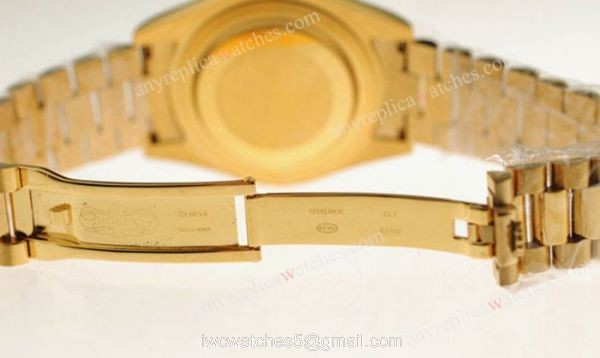 Swiss Quality Rolex Day-Date II 41mm Replica Watch / Gold DDII 3