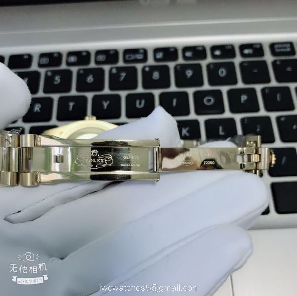 High Quality Copy Rolex Day-Date Black Face Yellow Gold Mens Watch 36mm 3