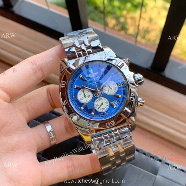 Best Quality Copy Breitling Chronomat 01 Watches Yellow Dial 43mm 3