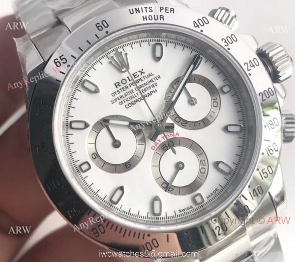 Noob Factory V8 Rolex Daytona With Face Stainless Steel 904L Watch 40mm ETA 4130 3
