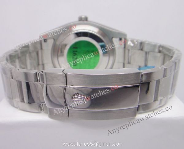 Replica Rolex Milgauss Stainless Steel Blue Face Watch 40mm 3