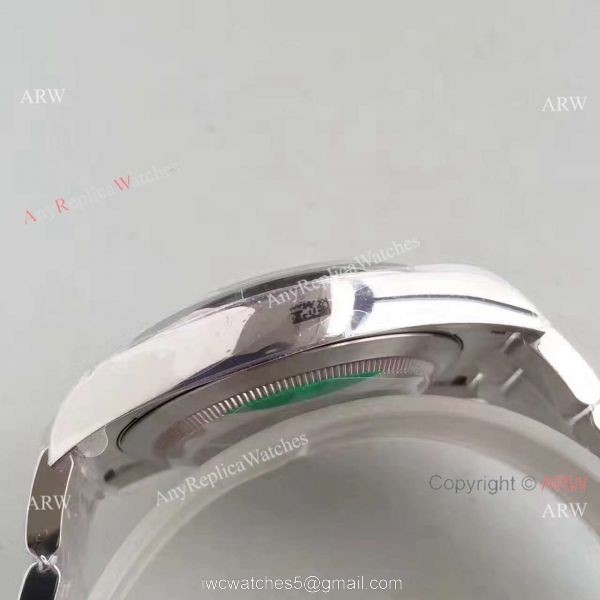 Swiss Replica Rolex Oyster Perpetual Watch Gray Dial Original Style Buckle 3