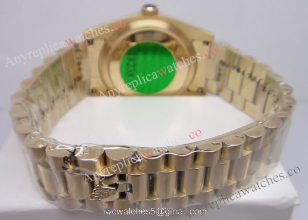 1:1 Copy Rolex Day-Date Full Yellow Gold Mens Watch High Quality 3