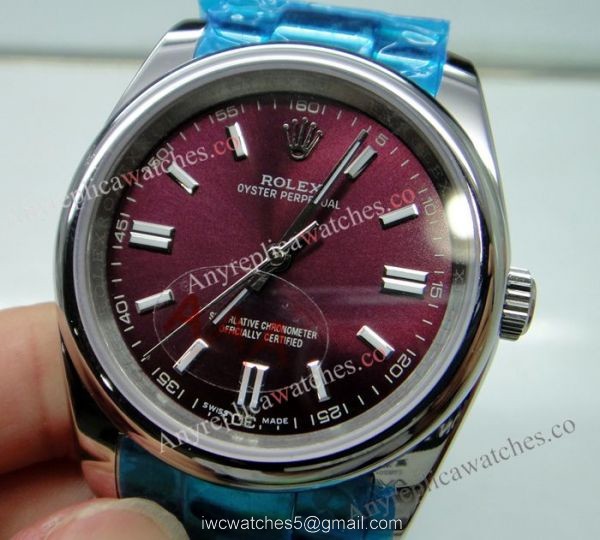 Replica Red Face Rolex Oyster Perpetual Watch 36mm or 39mm 3