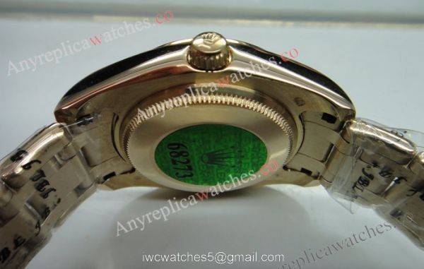 Masterpiece Datejust Replica Rolex Diamond Bezel Yellow Gold 31mm Watch 3