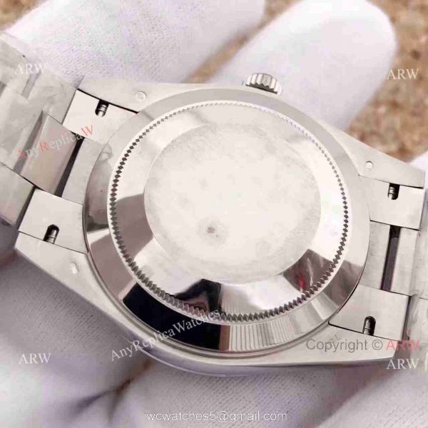 Replica Rolex Day-Date II Watch 41mm Silver Dial Roman Markers 3
