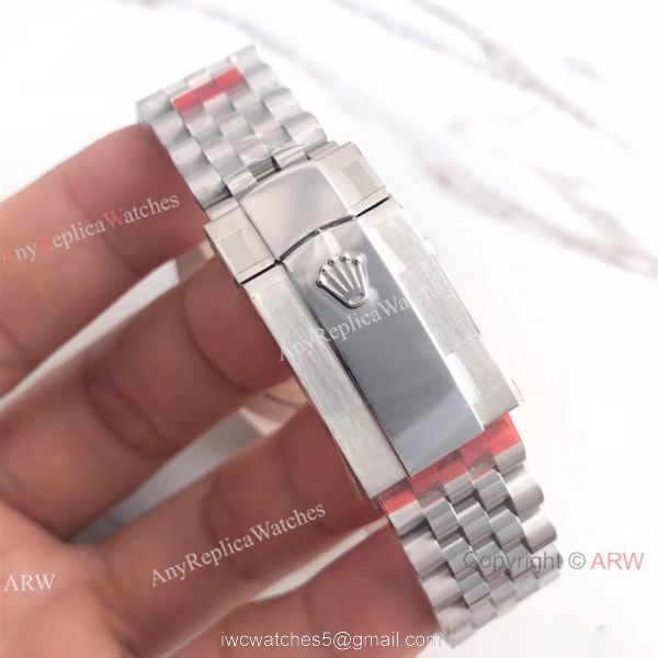 (EW) Clone Swiss ETA3255 Replica Rolex Datejust II SS Black Face Datejust II Watch 41mm 3