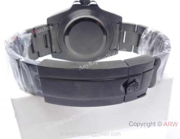 New Style Replica Rolex Submariner Watch Black Case &038; Blue Markers 3