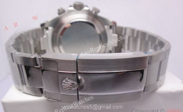 New Style Replica Rolex Daytona SS Diamond Dial Watch- Ice blue Sub-Dial 3