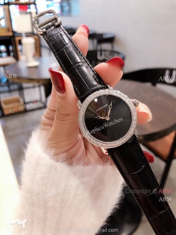 2019 New Cartier SS Diamond Watches Japan Quartz Best Replica 3