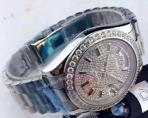 High Quality Rolex Diamond Bezel Replica Watch DDII 41mm 3