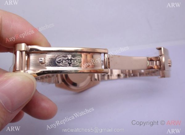 Rose Gold Rolex Datejust Goldust Dream Dial Watch 3