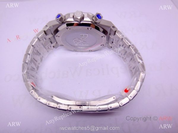 Fake Audemars Piguet For Sale Royal Oak Chronograph Blue Face Watch 3