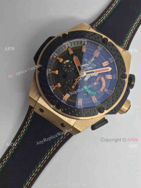 Copy Hublot F1 Geneve Watch Rose Gold Case 3